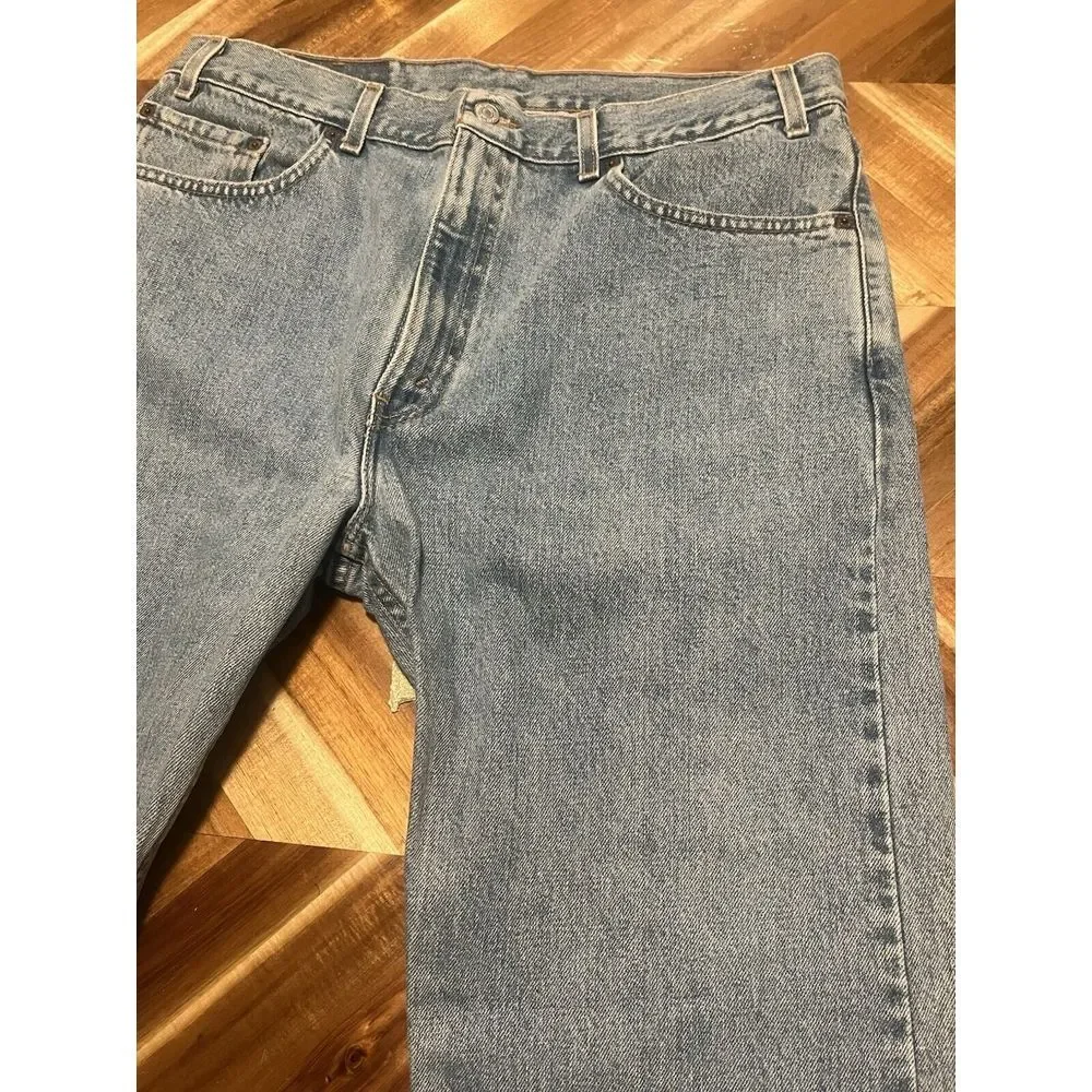 Vintage Y2K‎ Levi's Red Tab 505 Blue Mens 38x30 Regular Fit Denim Jeans 2000's